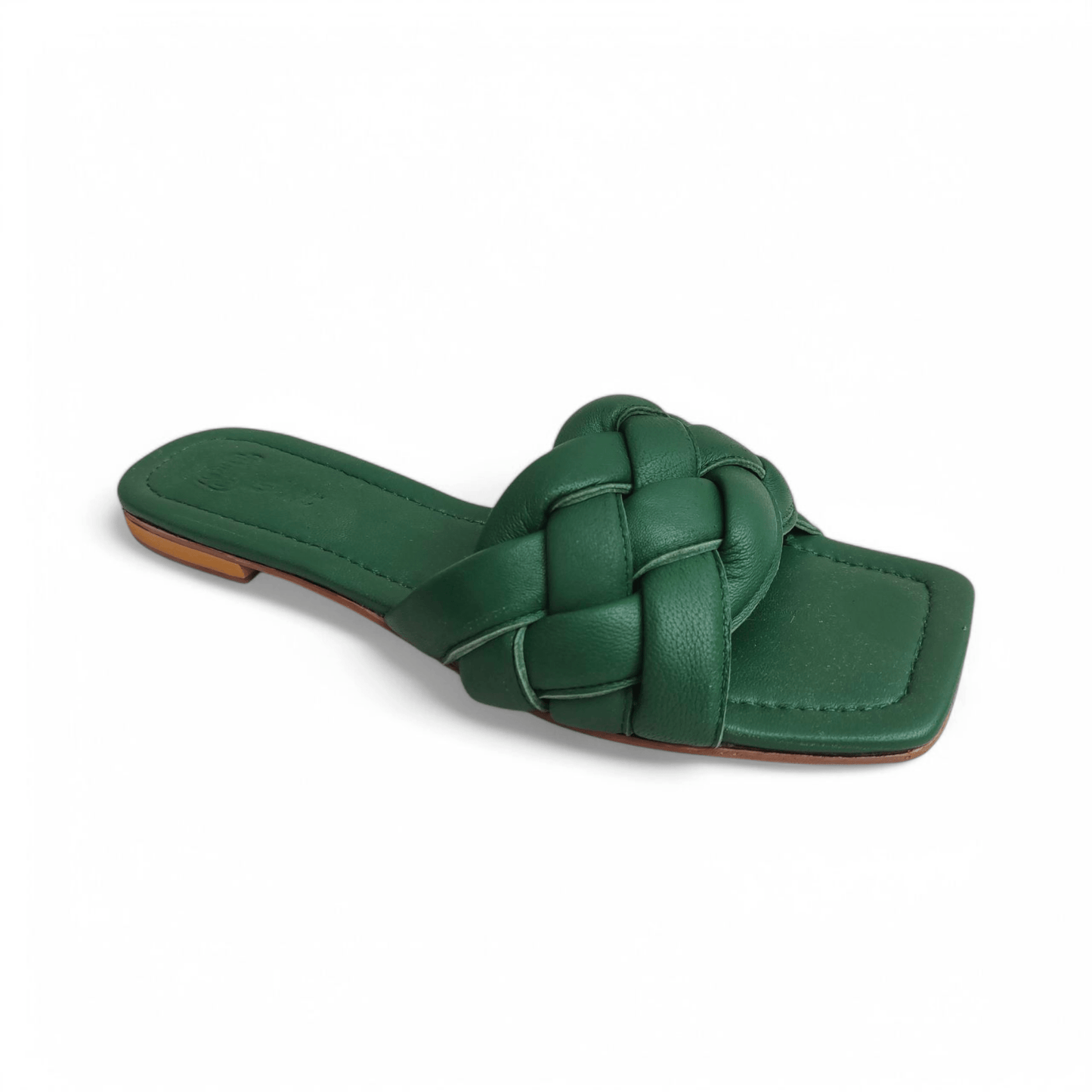 Green Leather flat