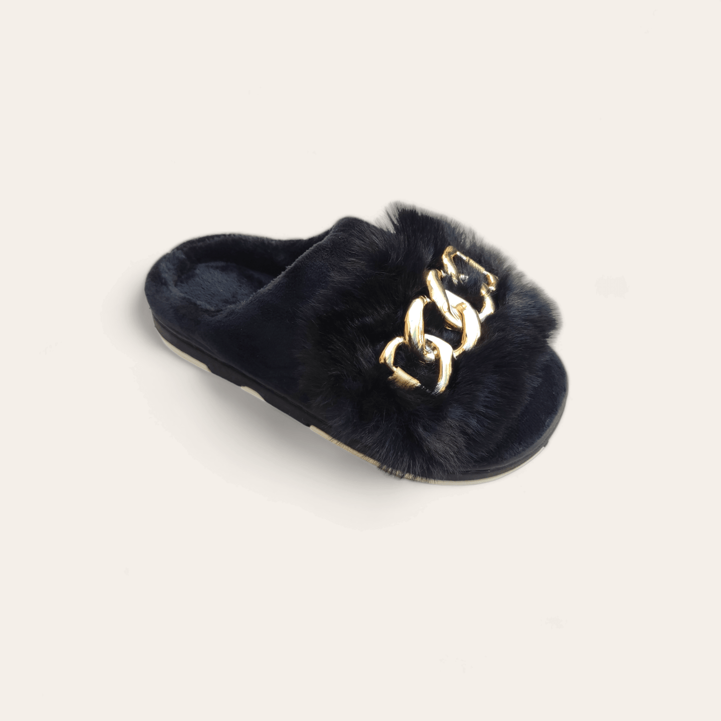 Kids chain mules-Black