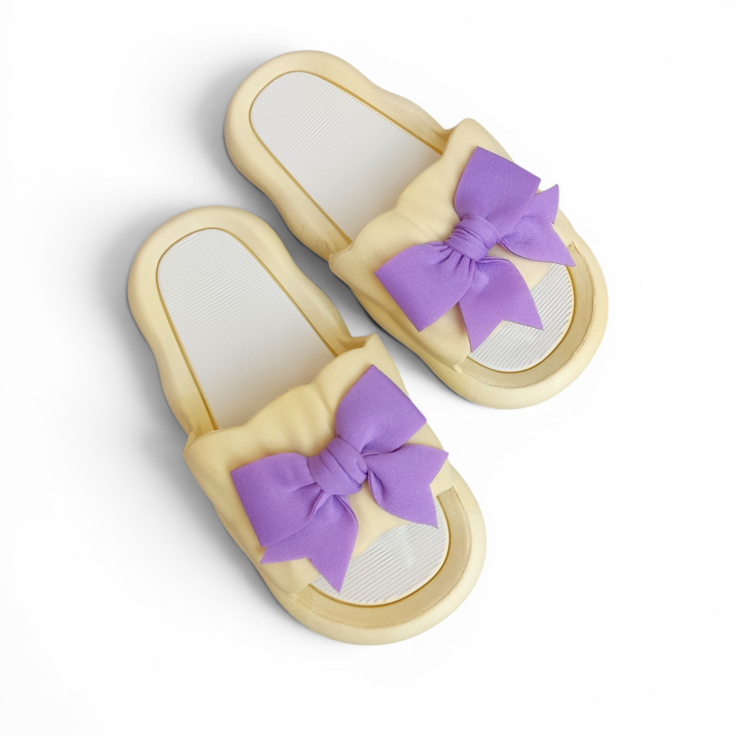 Knot slippers-yellow