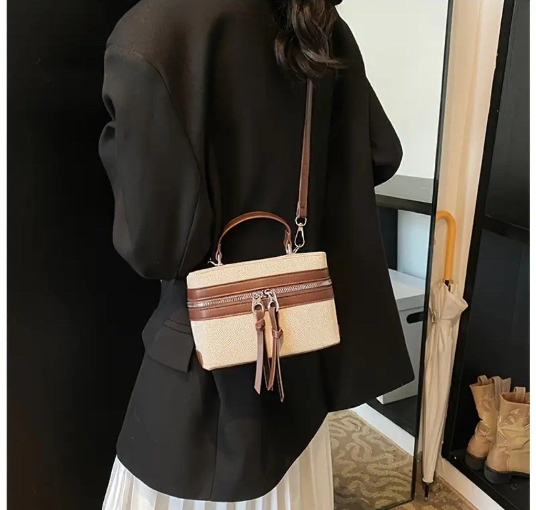 Box cross body bag