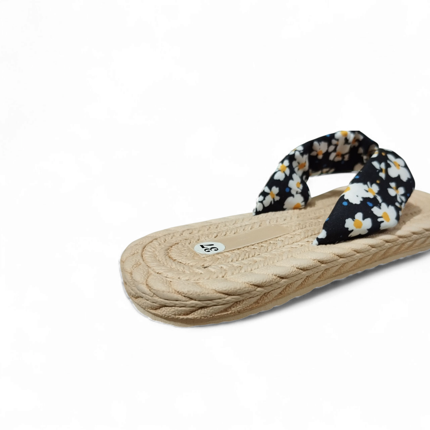 Printed flipflops-Black