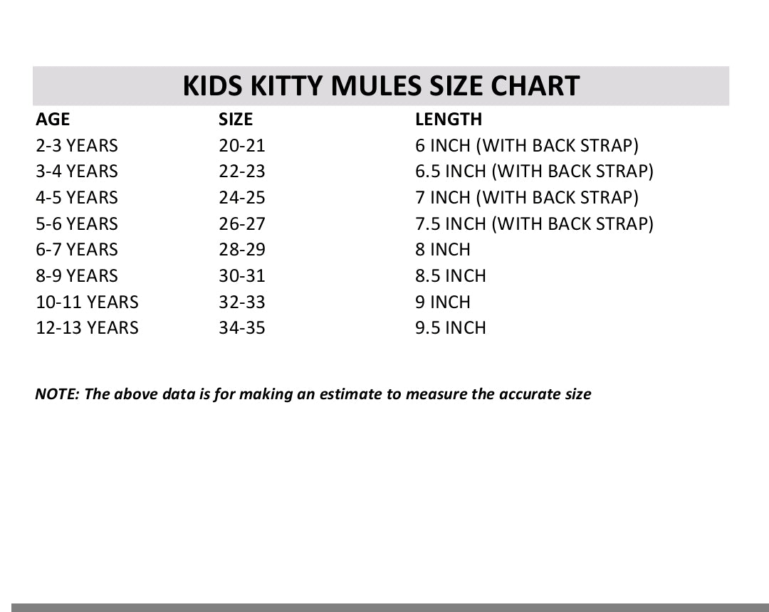 Kids kitty mules-Pink