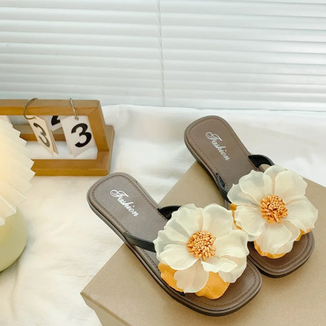 Sunflower flipflops-Black