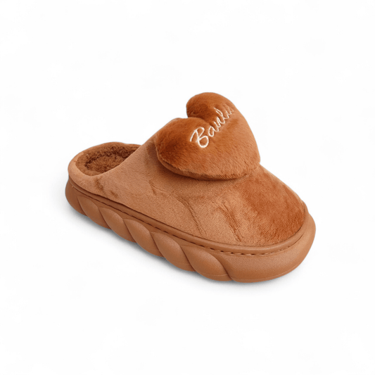 Barbie fur mules-Brown