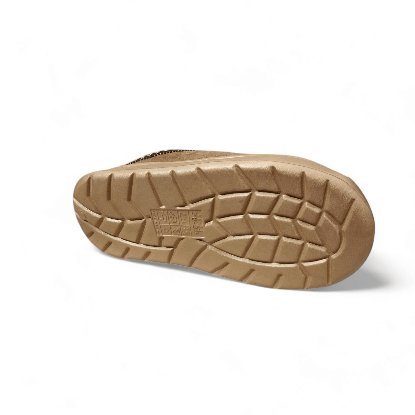 Lined fur mules-khaki