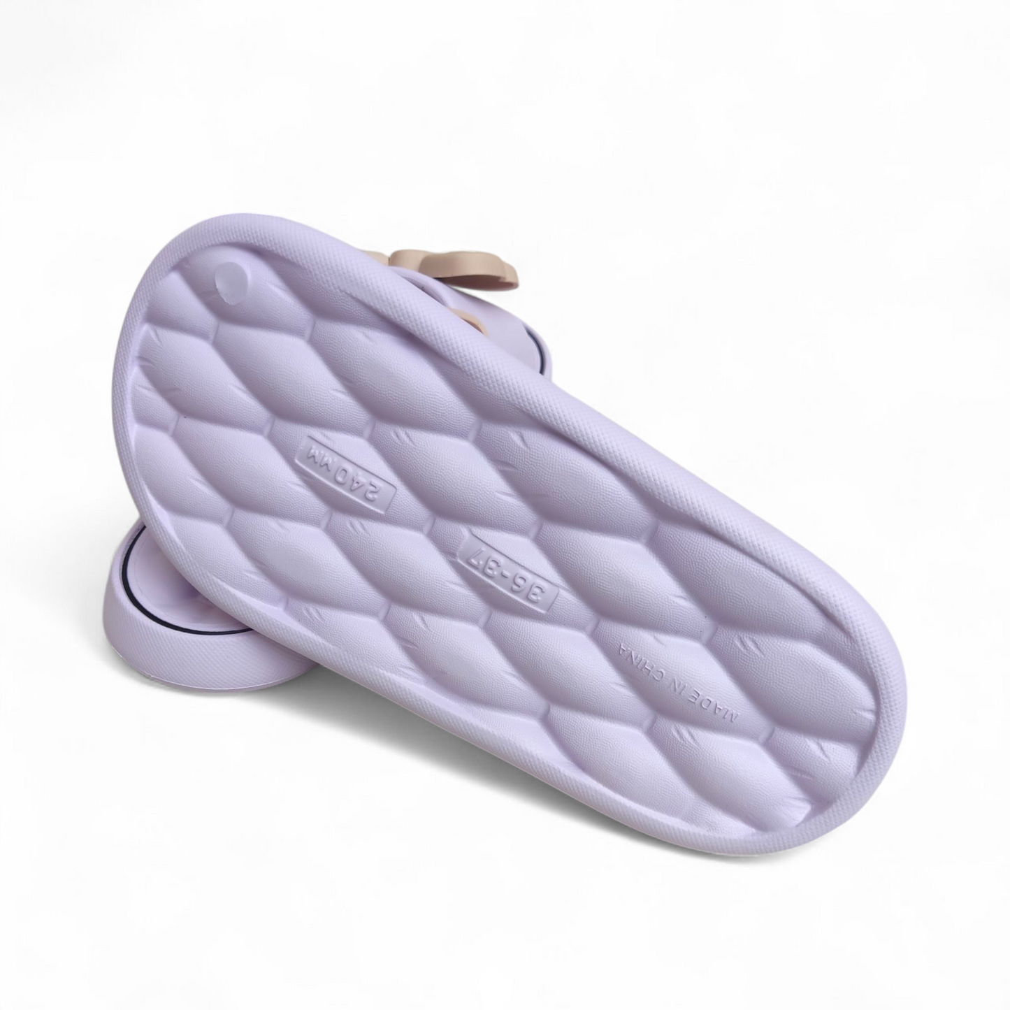 Eva polka tie slippers