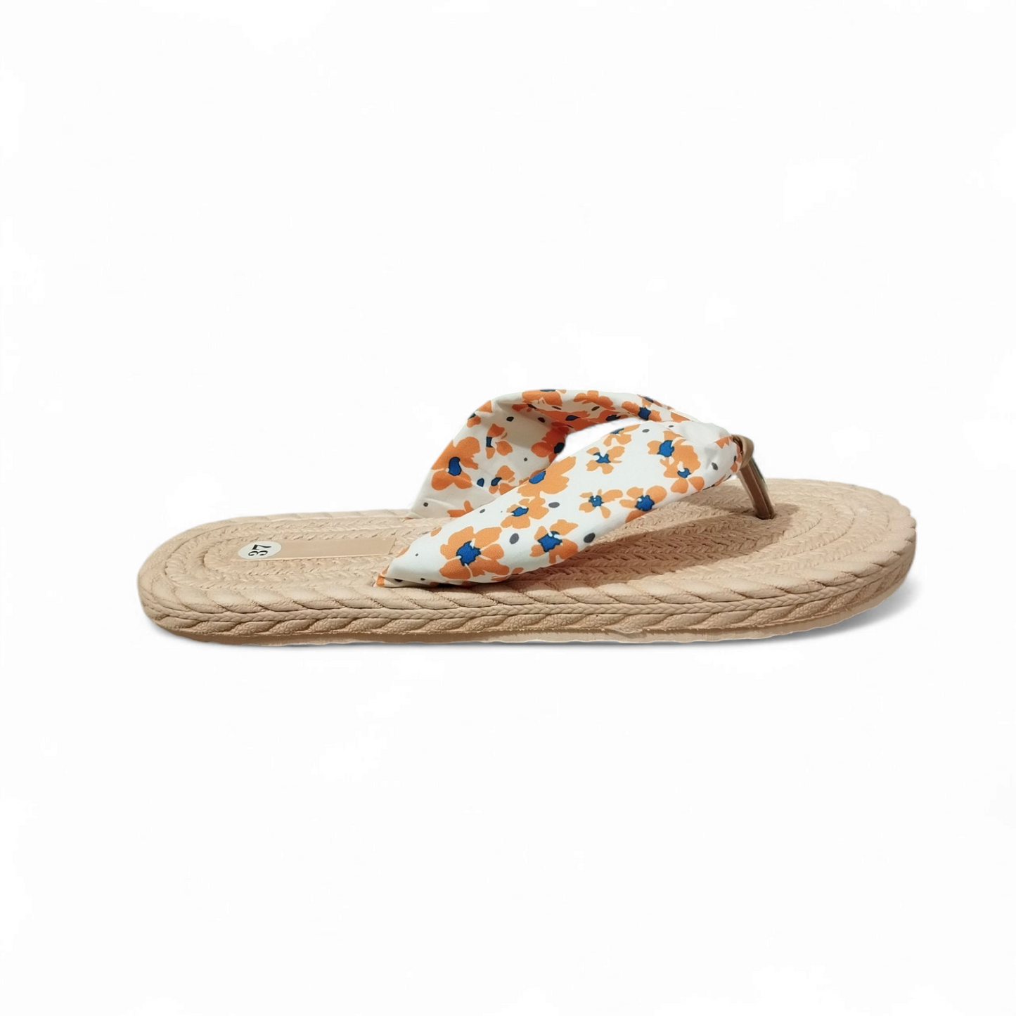Printed flipflops-orange