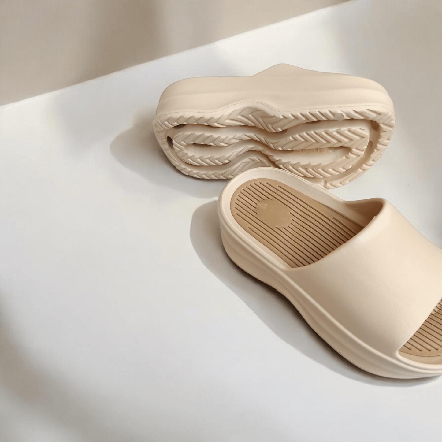 Eva wedges Softees-Skin