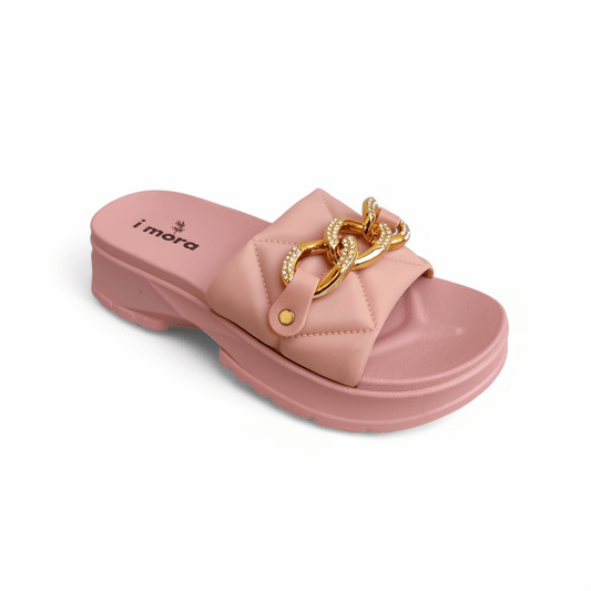 Chain wedge softees-Pink