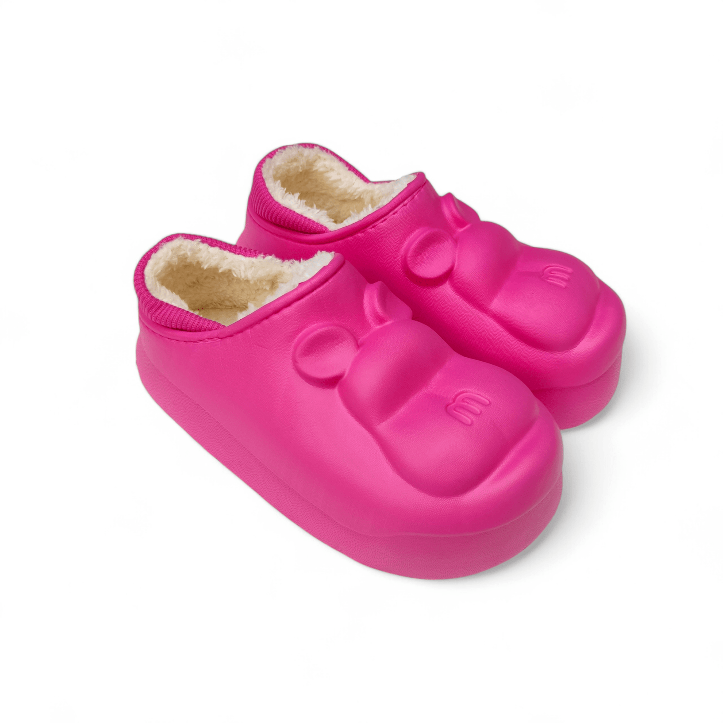 Cow fur mules-pn
