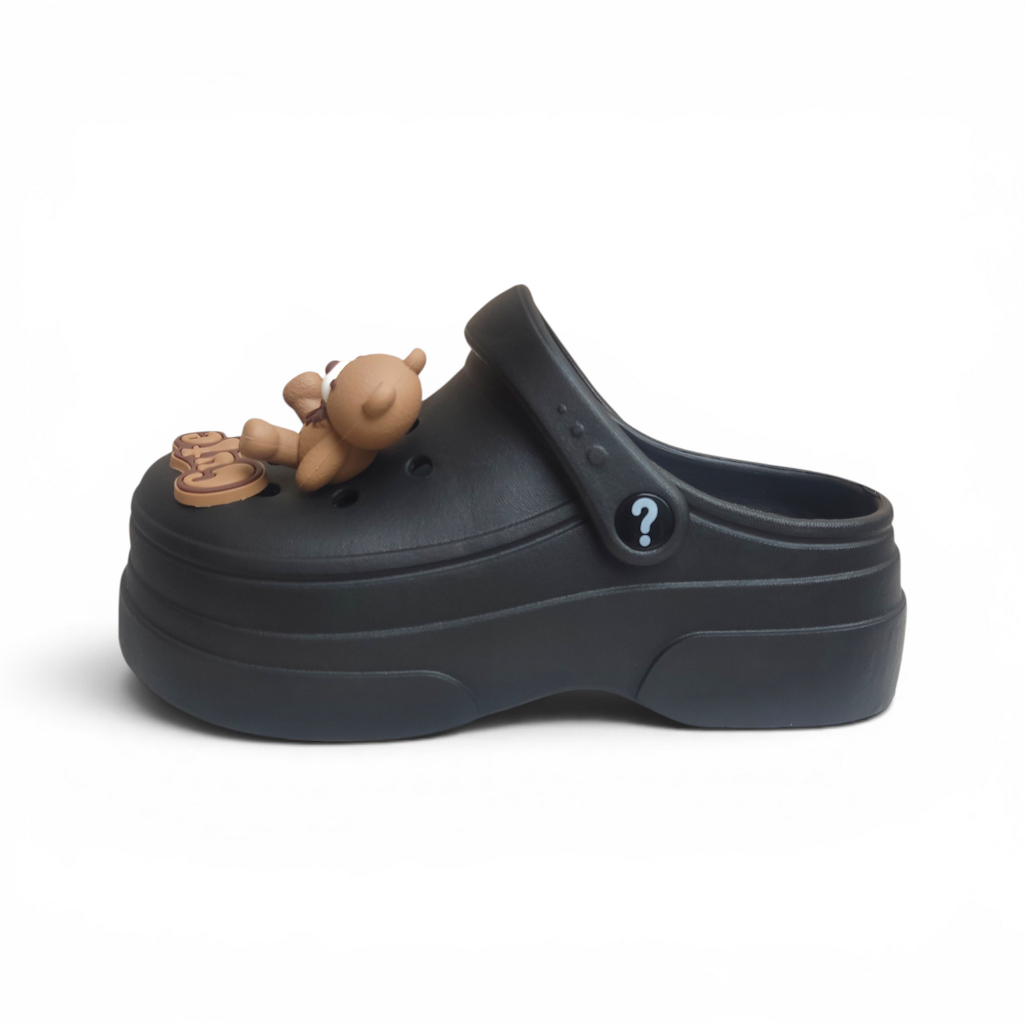 Eva 🐻 clogs-Black