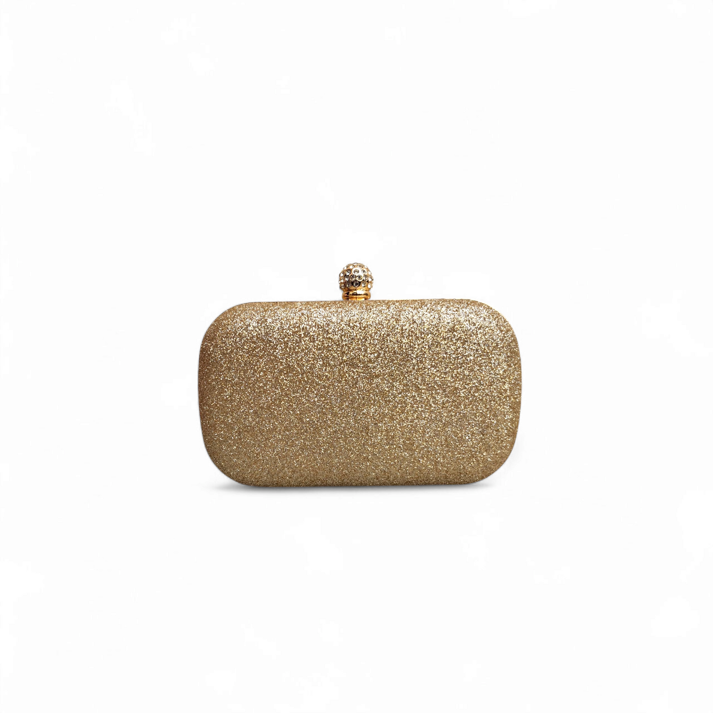 Emerald rhinestone clutch