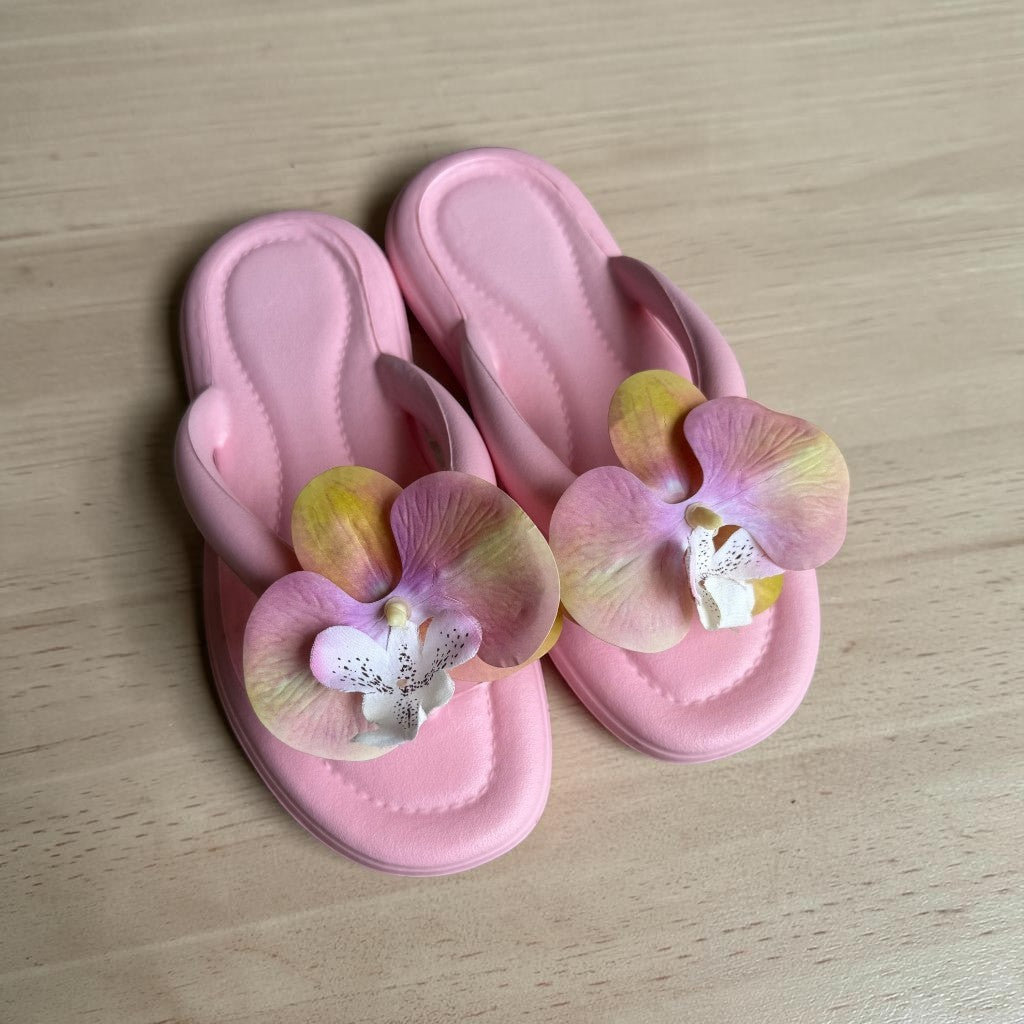 Eva flower flipflops-Pink