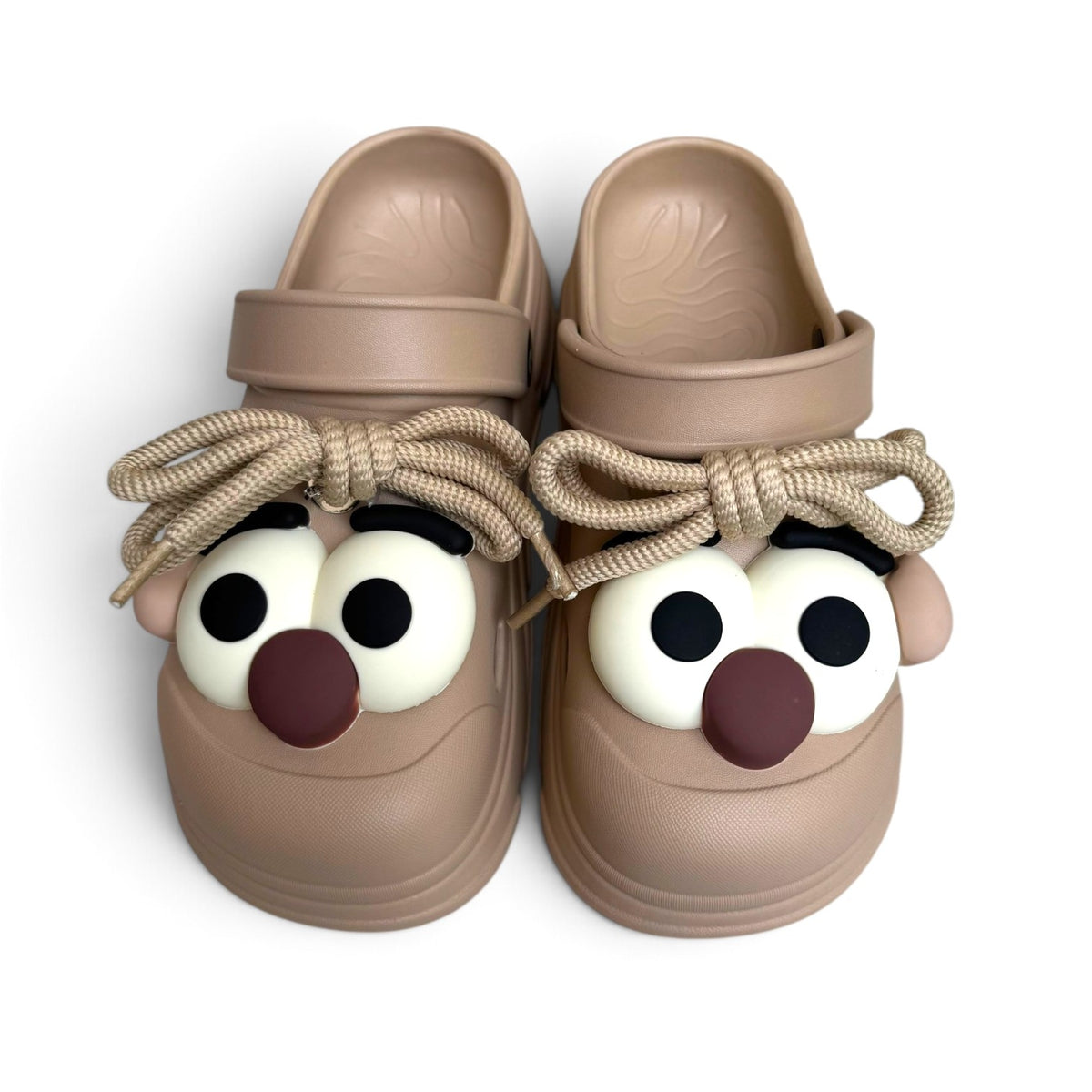 Eva laces clogs-Brown
