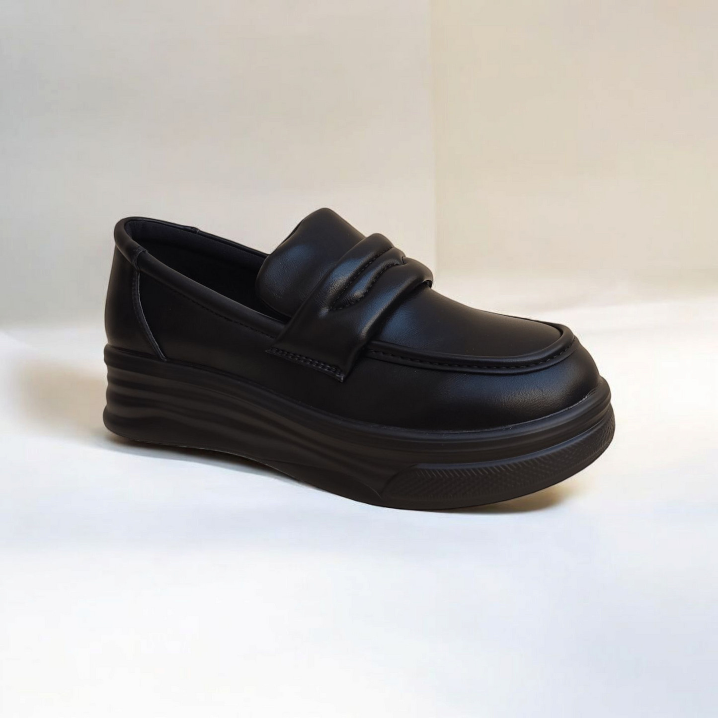 Leather sneakers