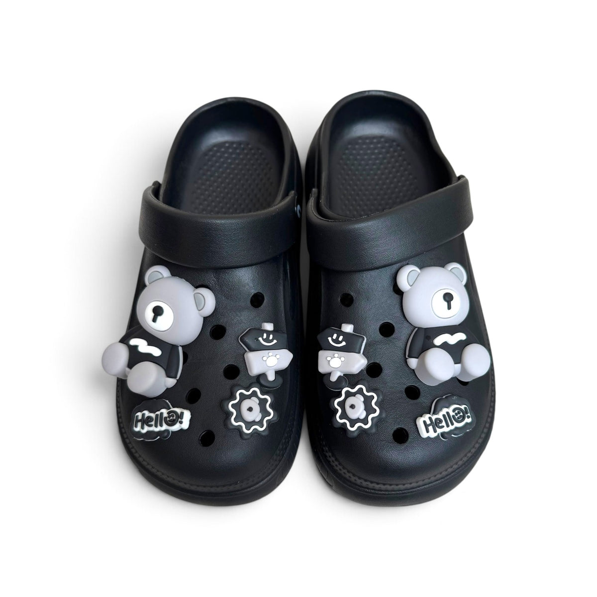 Eva Teddy clogs-Black