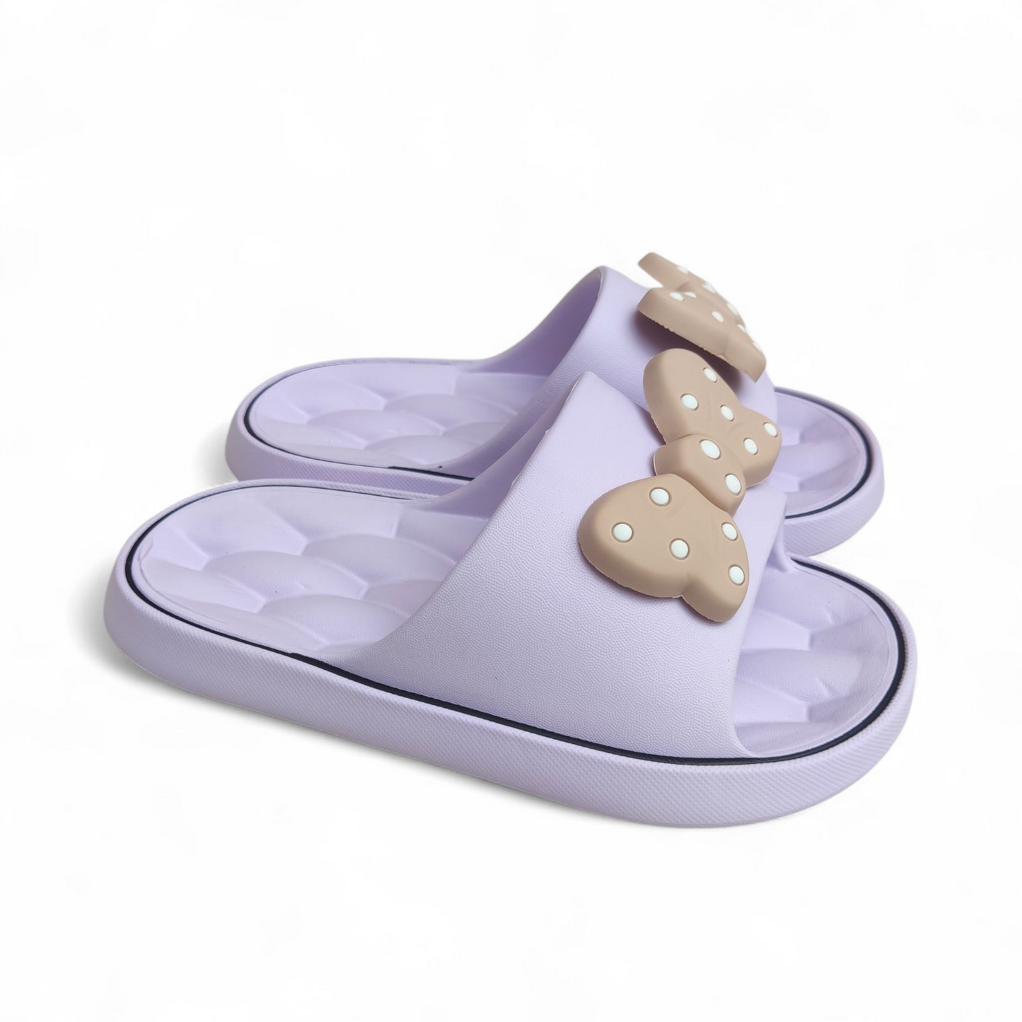 Eva polka tie slippers