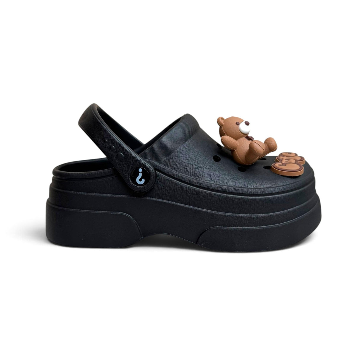 Eva 🐻 clogs-Black