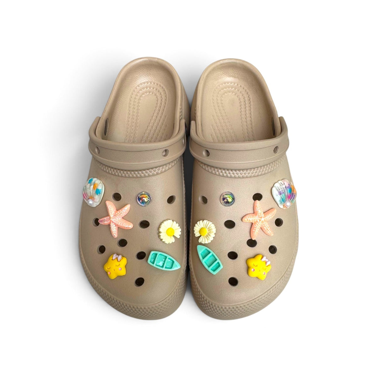 Eva Starfish clogs-Brown