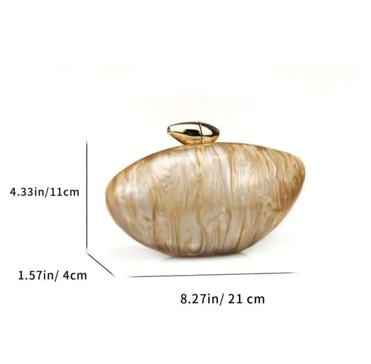 Acrylic clutch/cross body bag