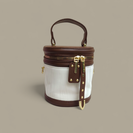 Bucket cross body bag