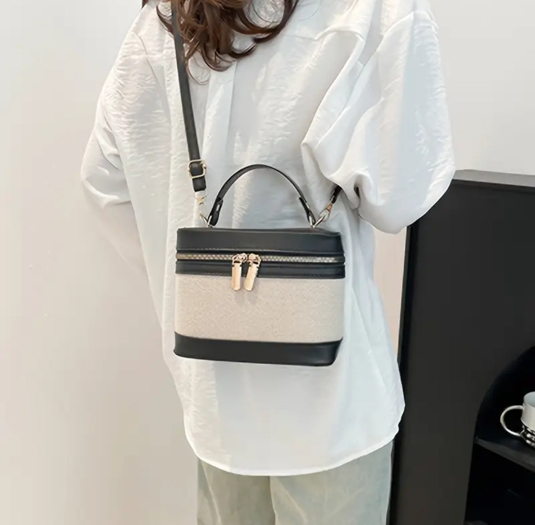 Box cross body bag
