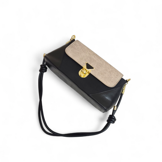 Geometric cross body bag