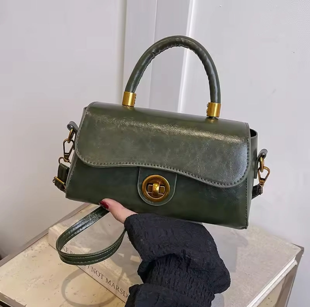 Retro cross body-Green