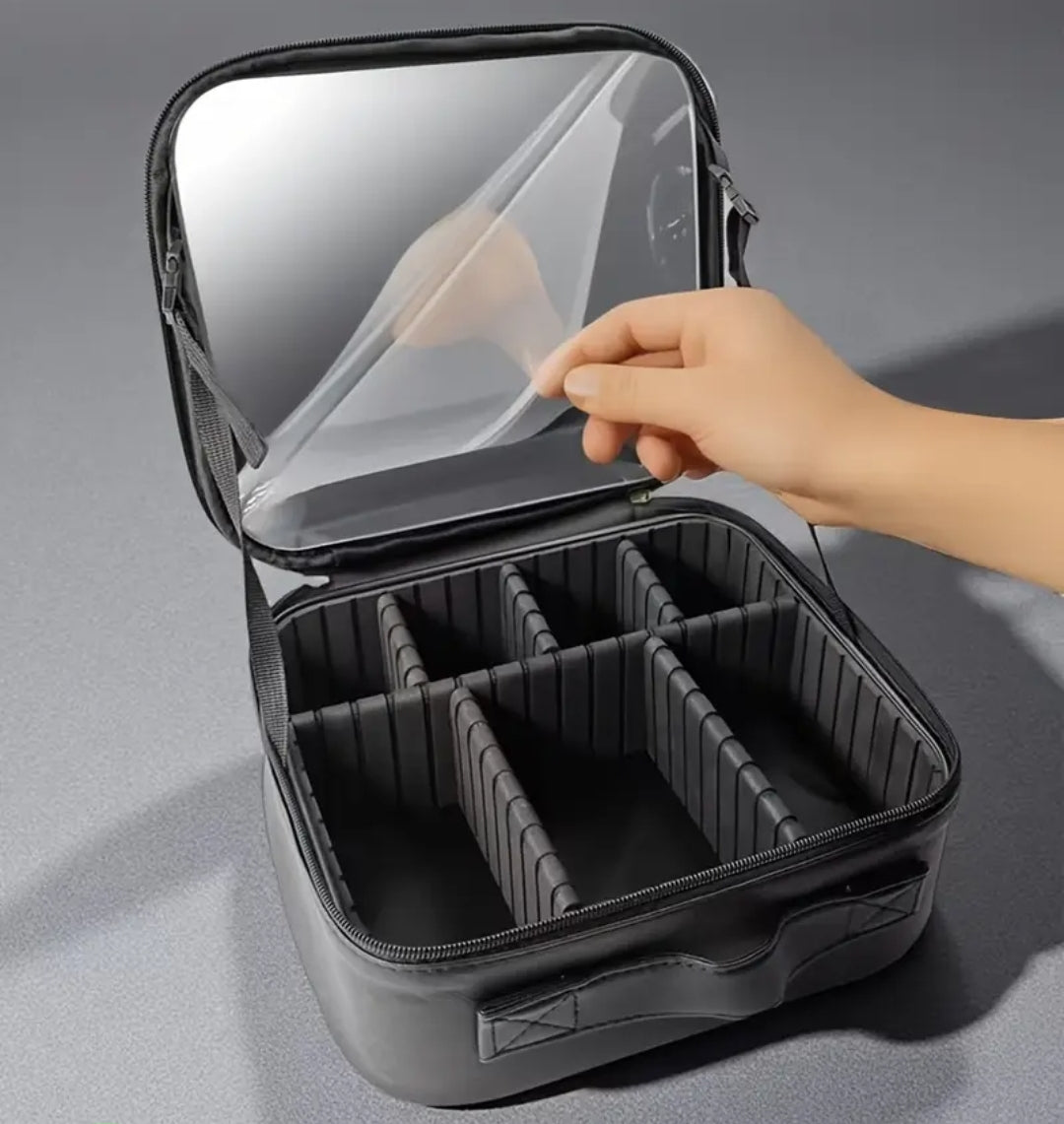 Mirror makeup bag