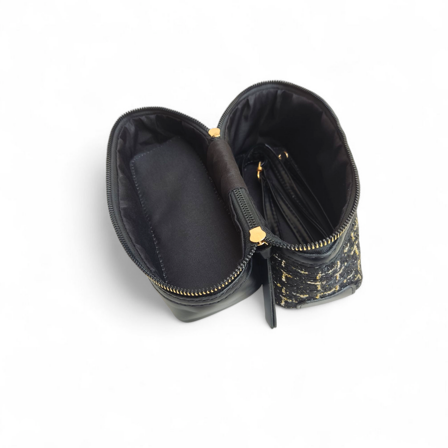 Tweed box cross body bag