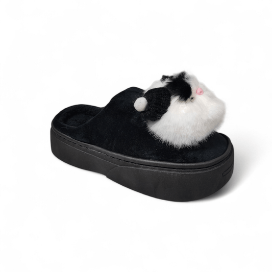 Kitty fur mules 1.8