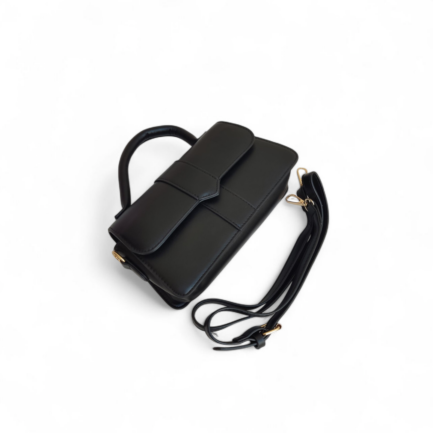 Retro Crossbody bag-Black