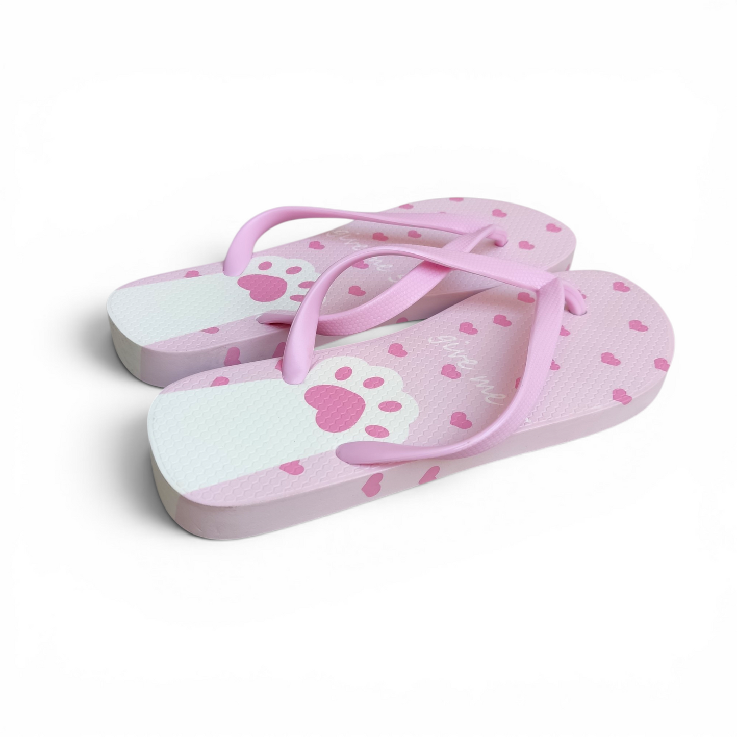 Kitty hearts Flipflops-Pink