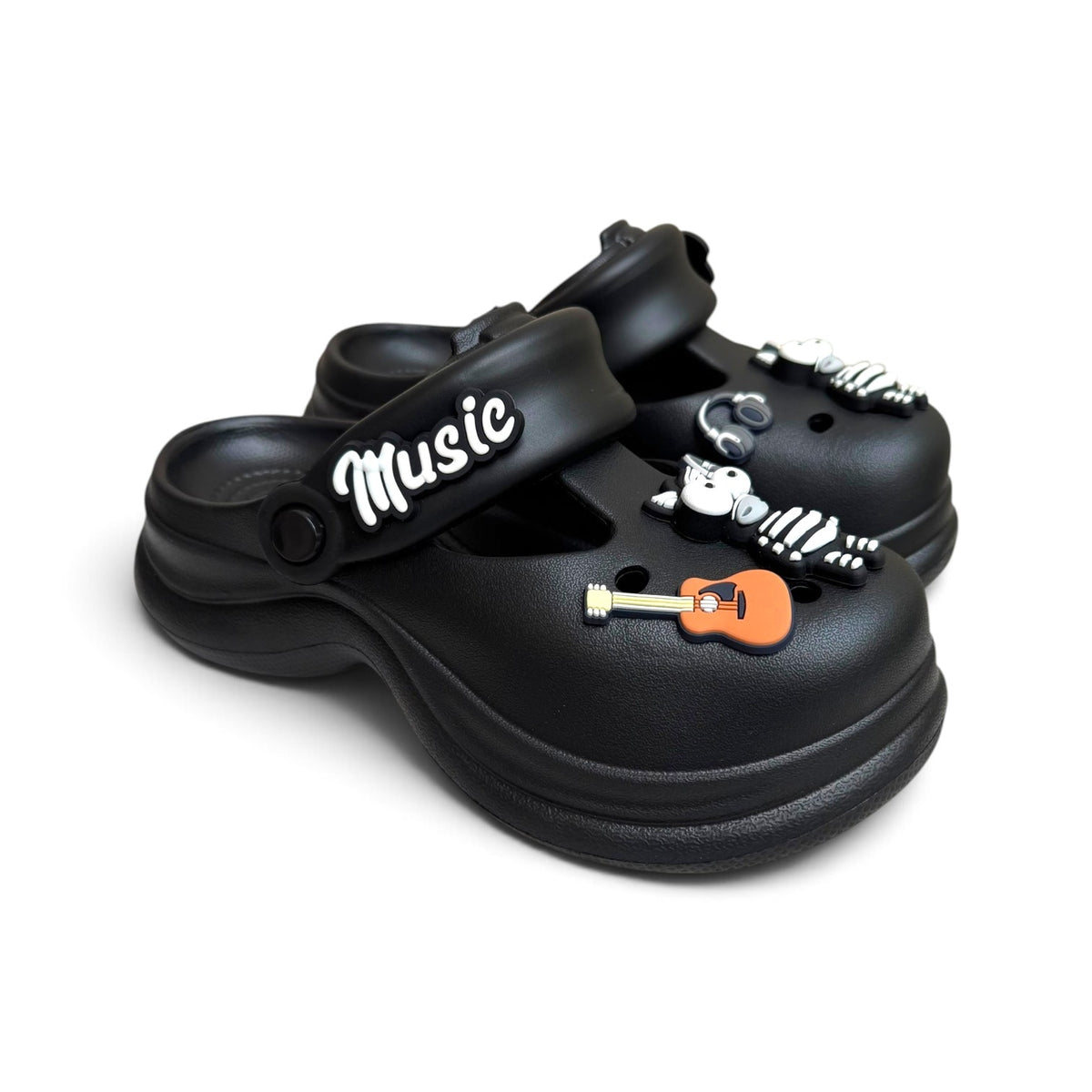 Eva guitar clogs-Black