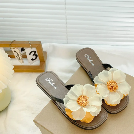 Sunflower flipflops-Black