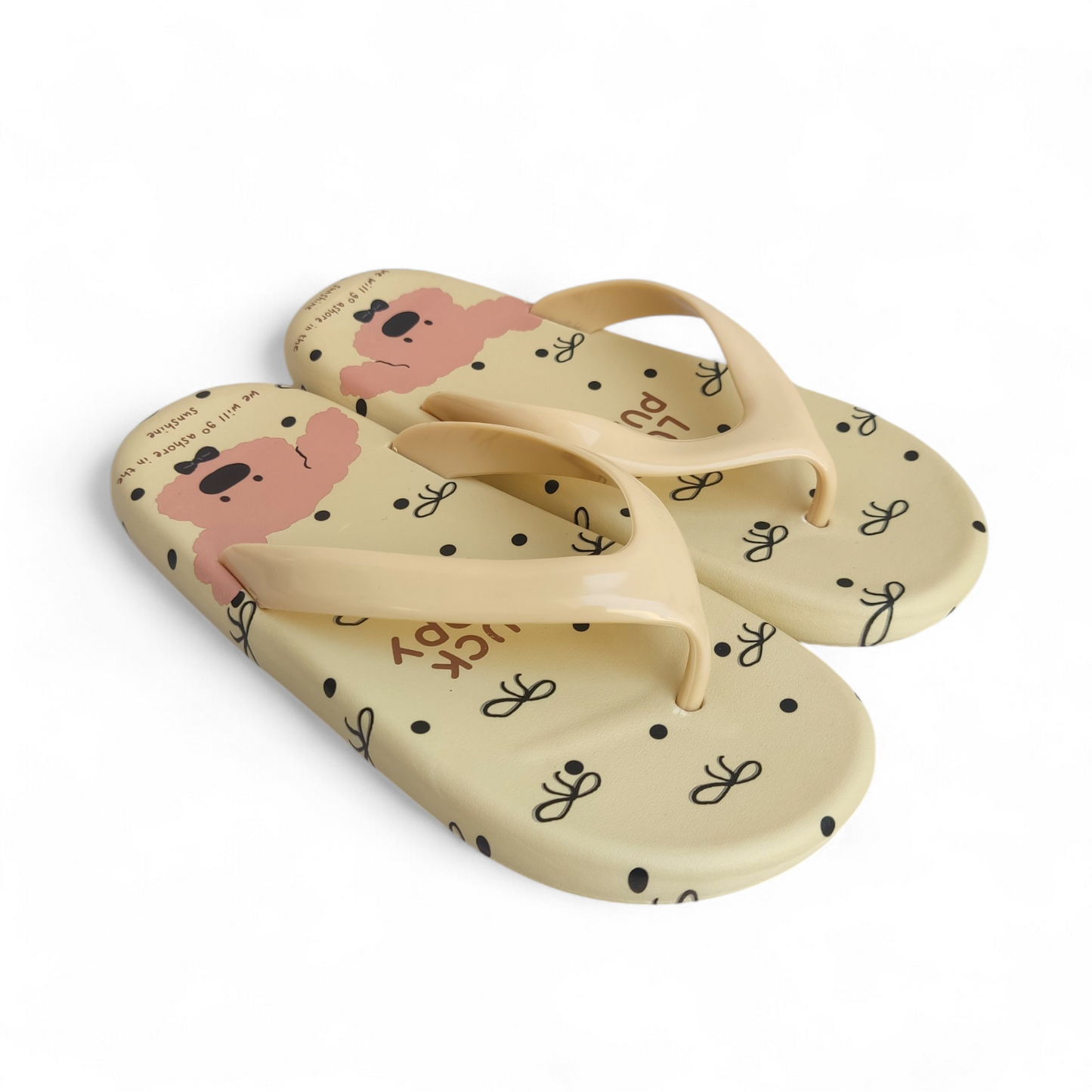 Puppy flipflops-Brown