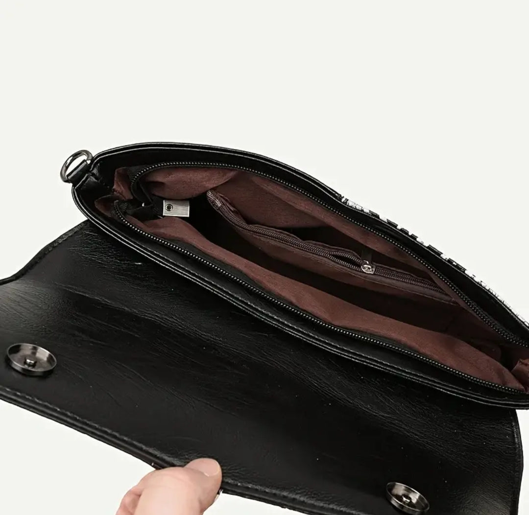 Crocodile cross body bag