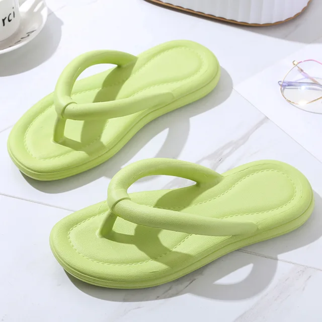 Eva plain flipflops-Green