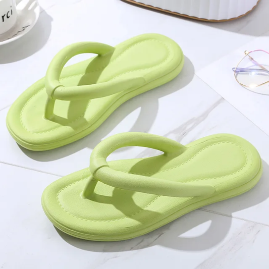 Eva plain flipflops-Green