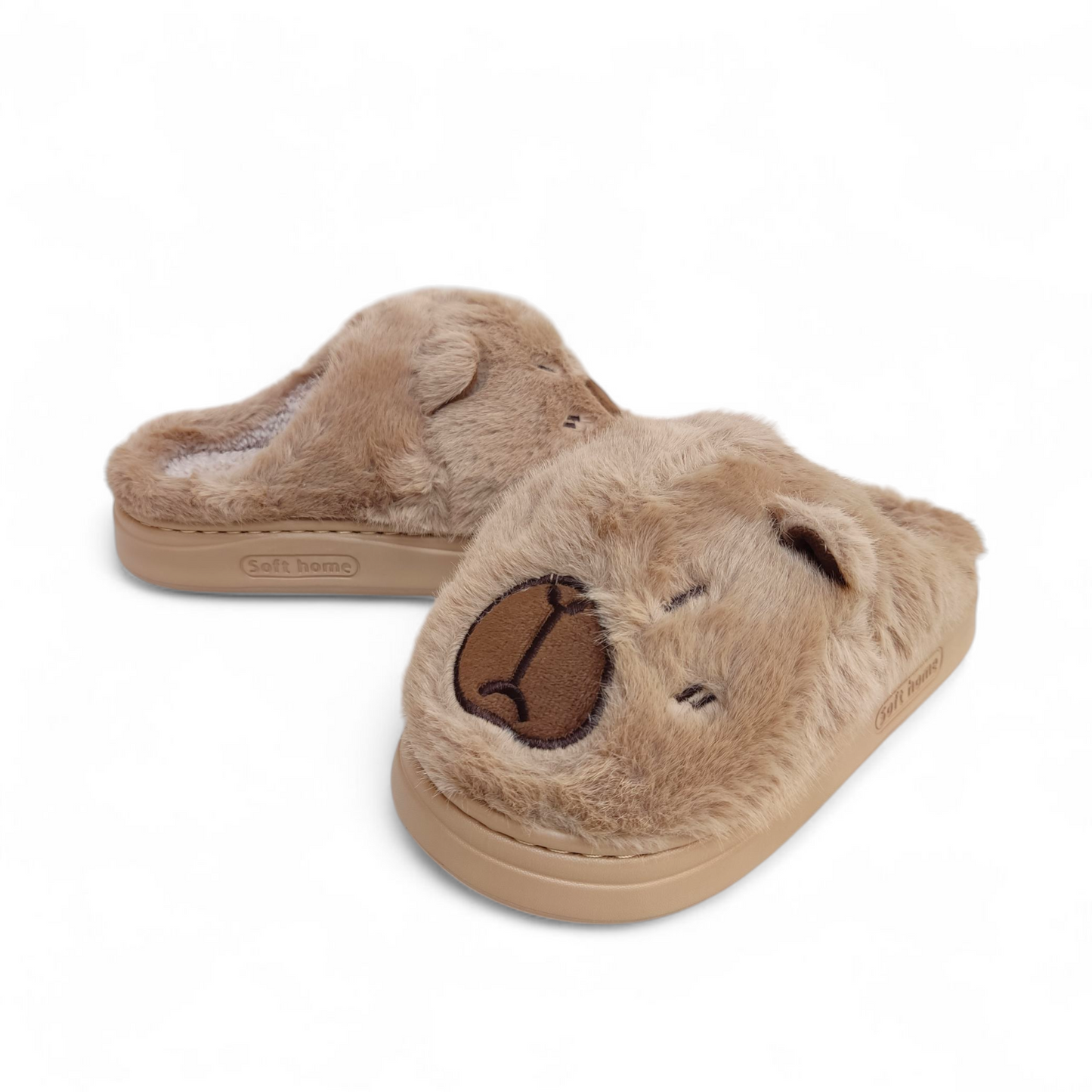 Capybara fur mules-Brown