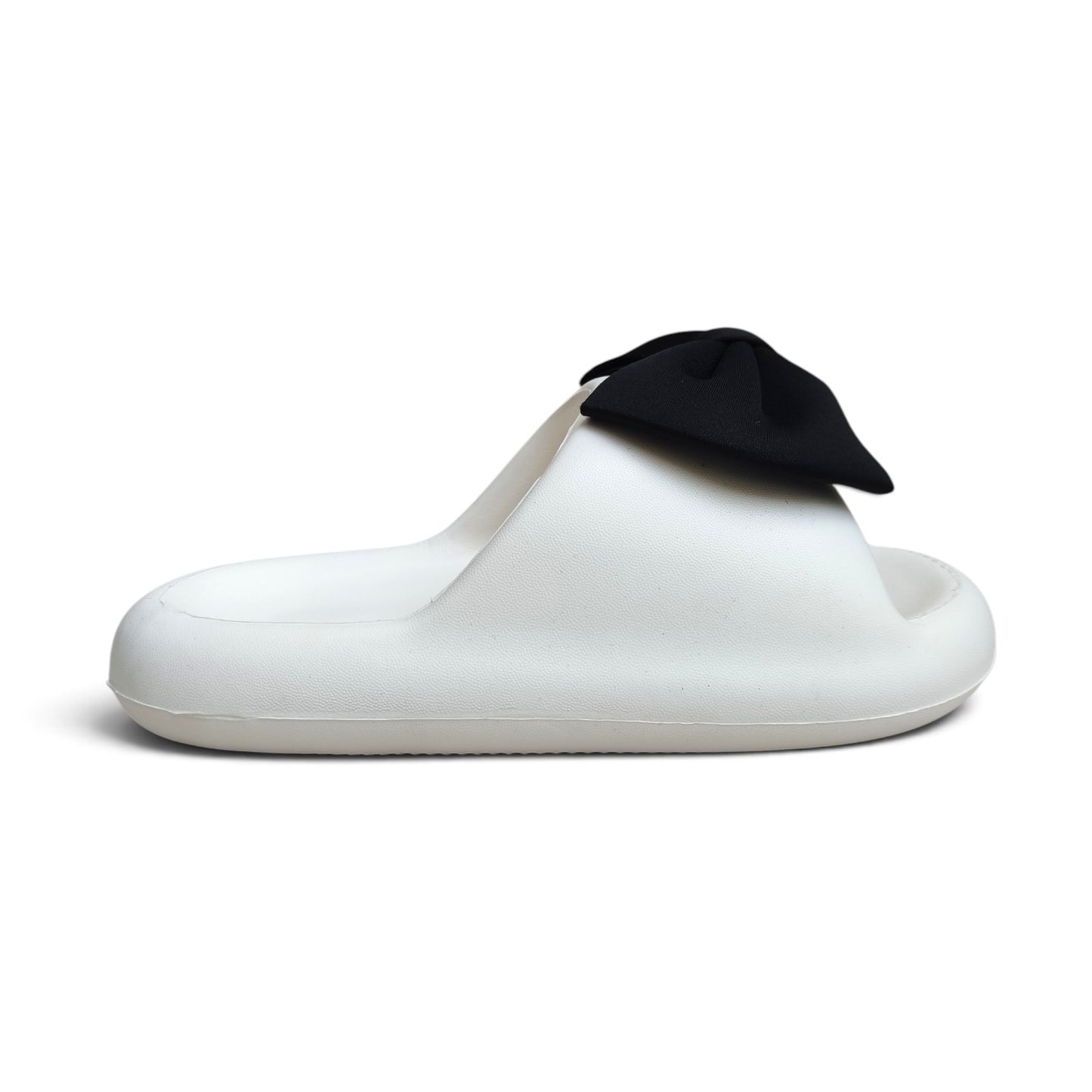 Eva bow slippers-Black knot