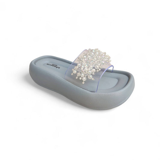 Pearls strap wedge