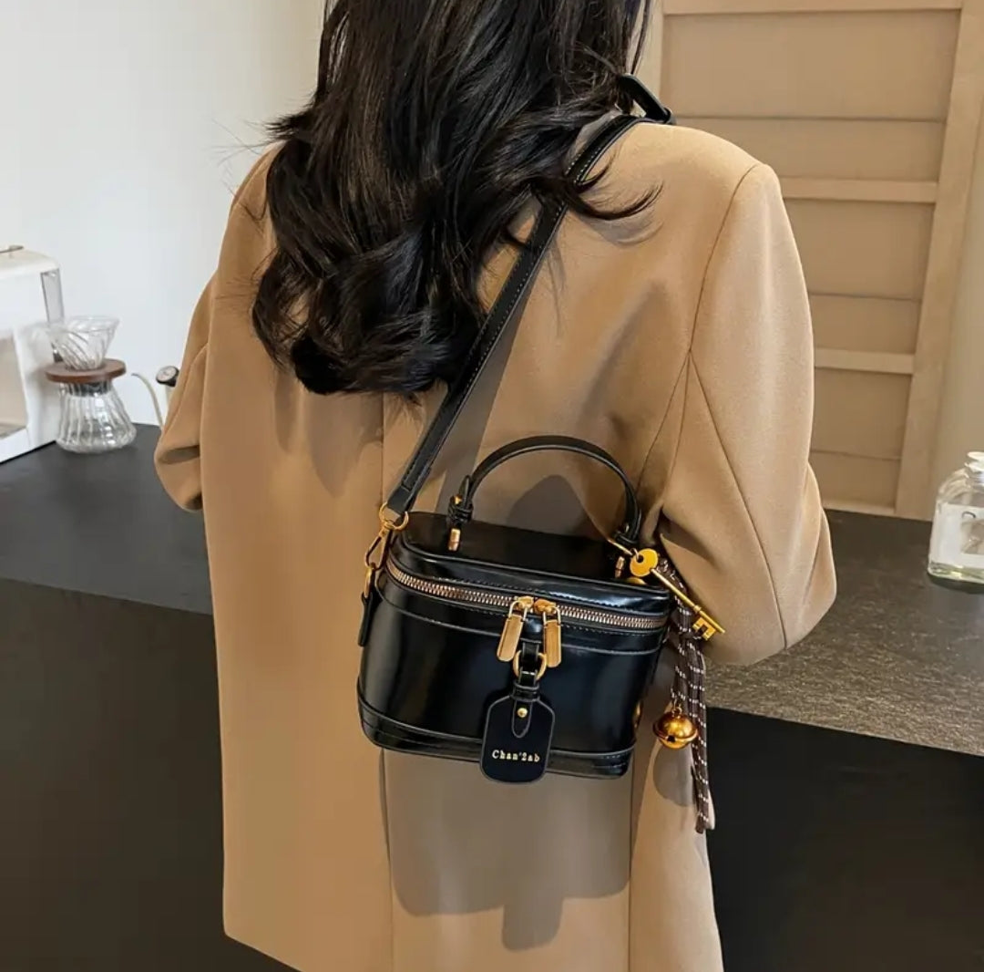 Vintage Tote Bag-Black