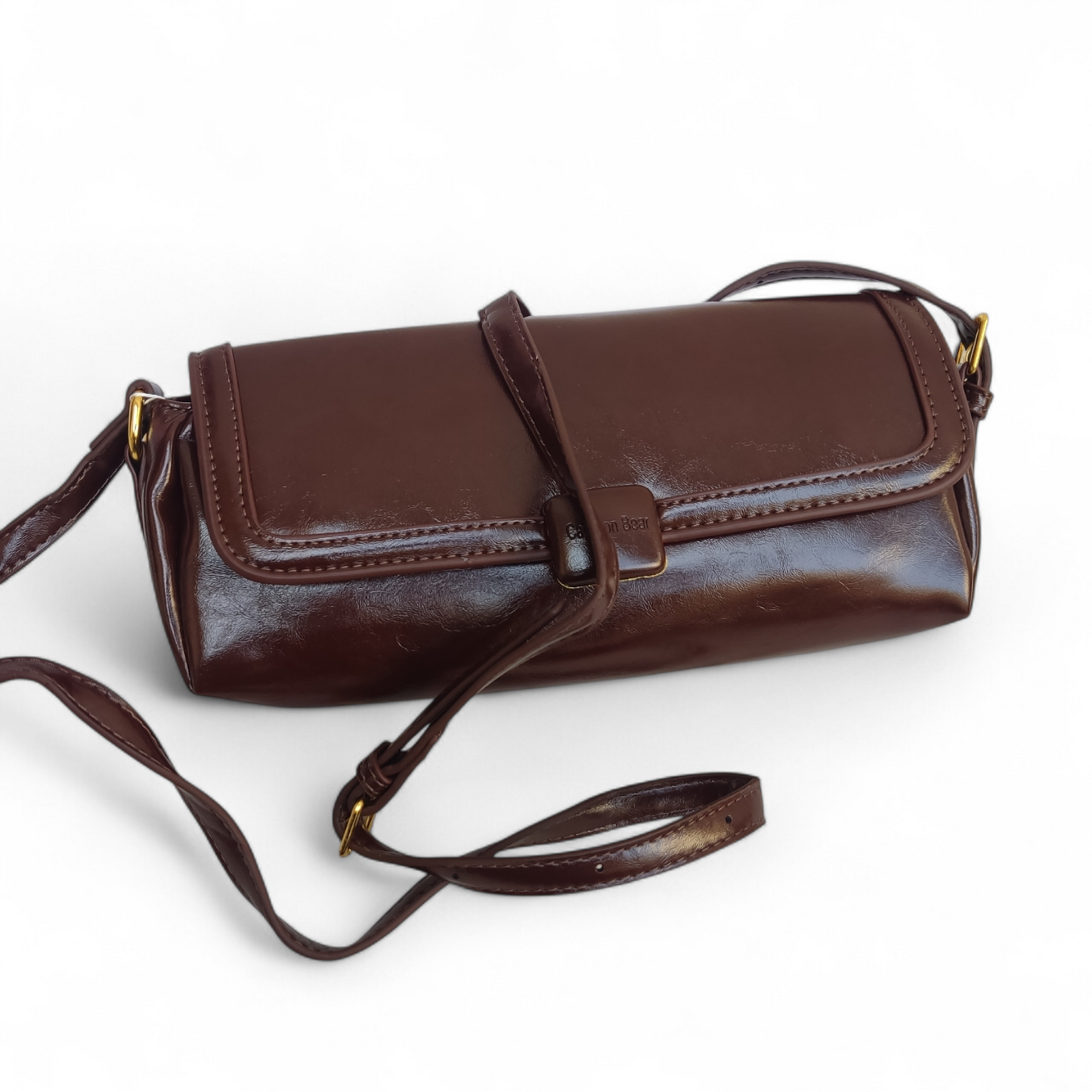 Brown cross body bag