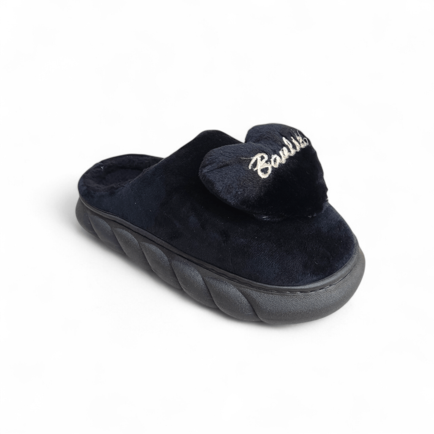 Barbie fur mules-Black