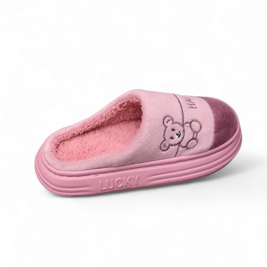 Happy fur mules-Purple