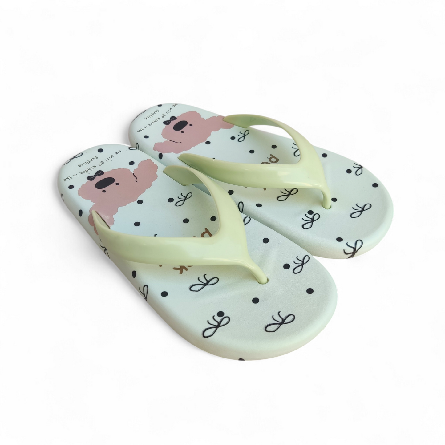 Puppy flipflops-Green
