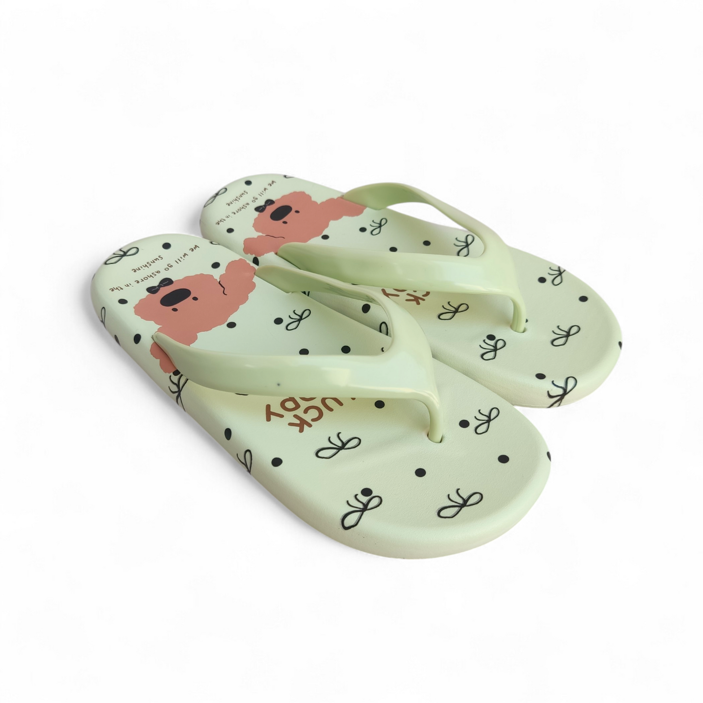 Puppy flipflops-Green