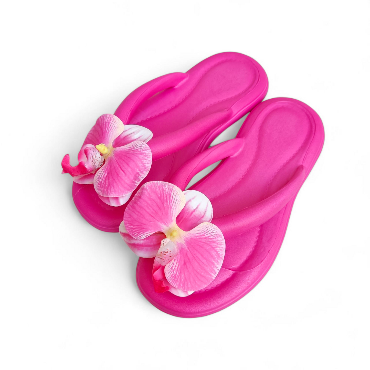 Eva Flowers flipflops-Magenta
