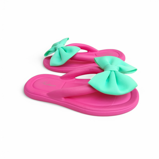 Eva tie flip-flops-Pink